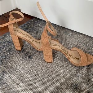 Sam Edelman cork strait heel
